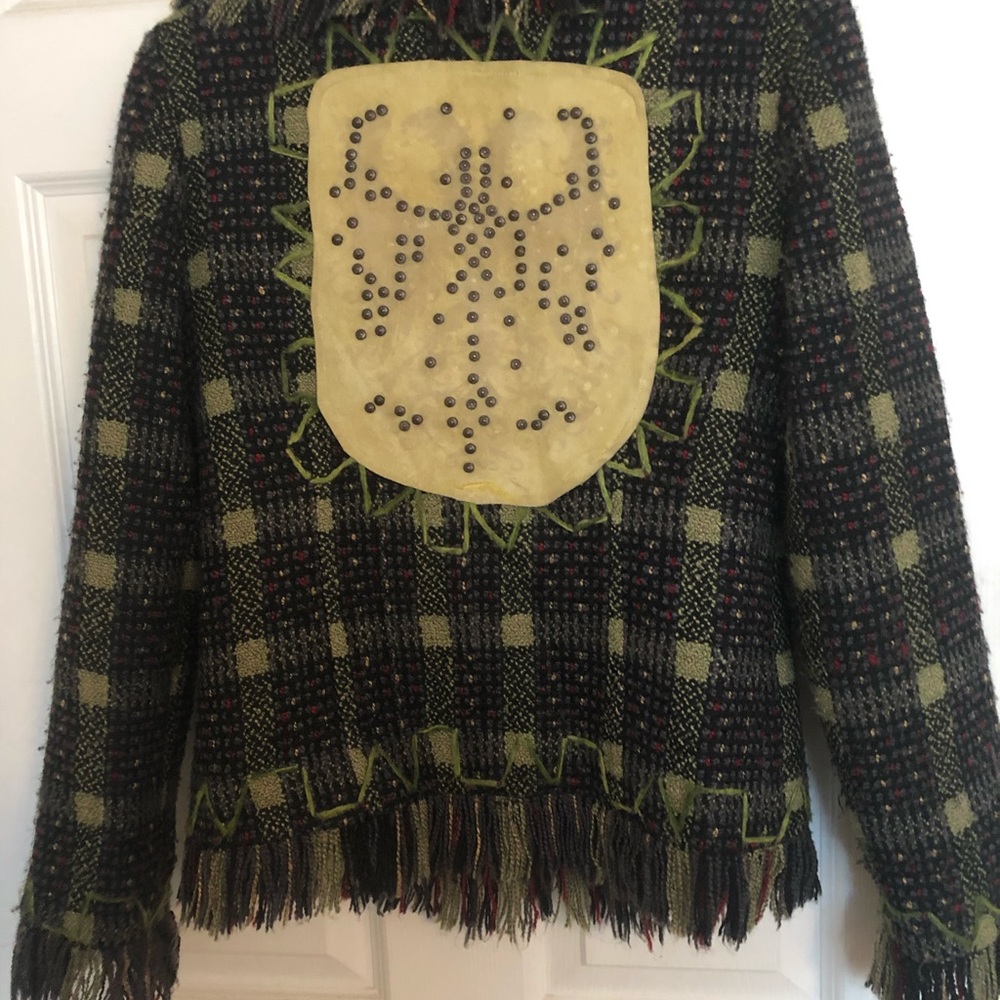 Modern wool one of a kind jacket